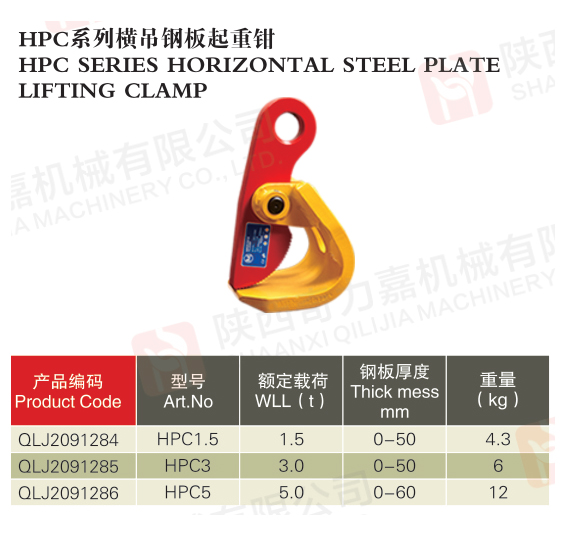 钢板夹钳系列---HPC系列横吊钢板起重钳.jpg